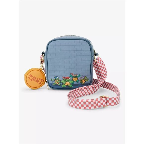 Loungefly Teenage Mutant Ninja Turtles Pizza Box Crossbody Bag - Picture 5 of 5